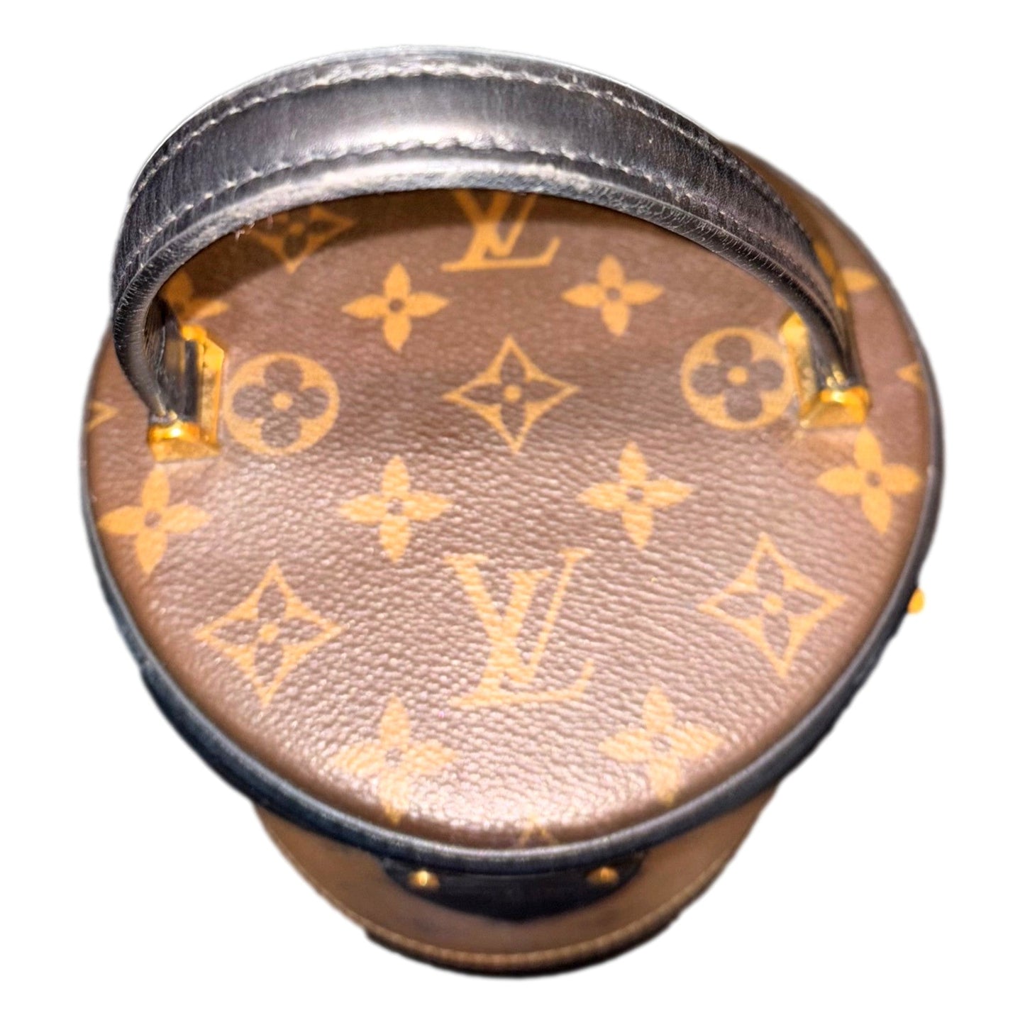 Louis Vuitton Cannes Reverse Monogram Black and Brown Bucket Bag