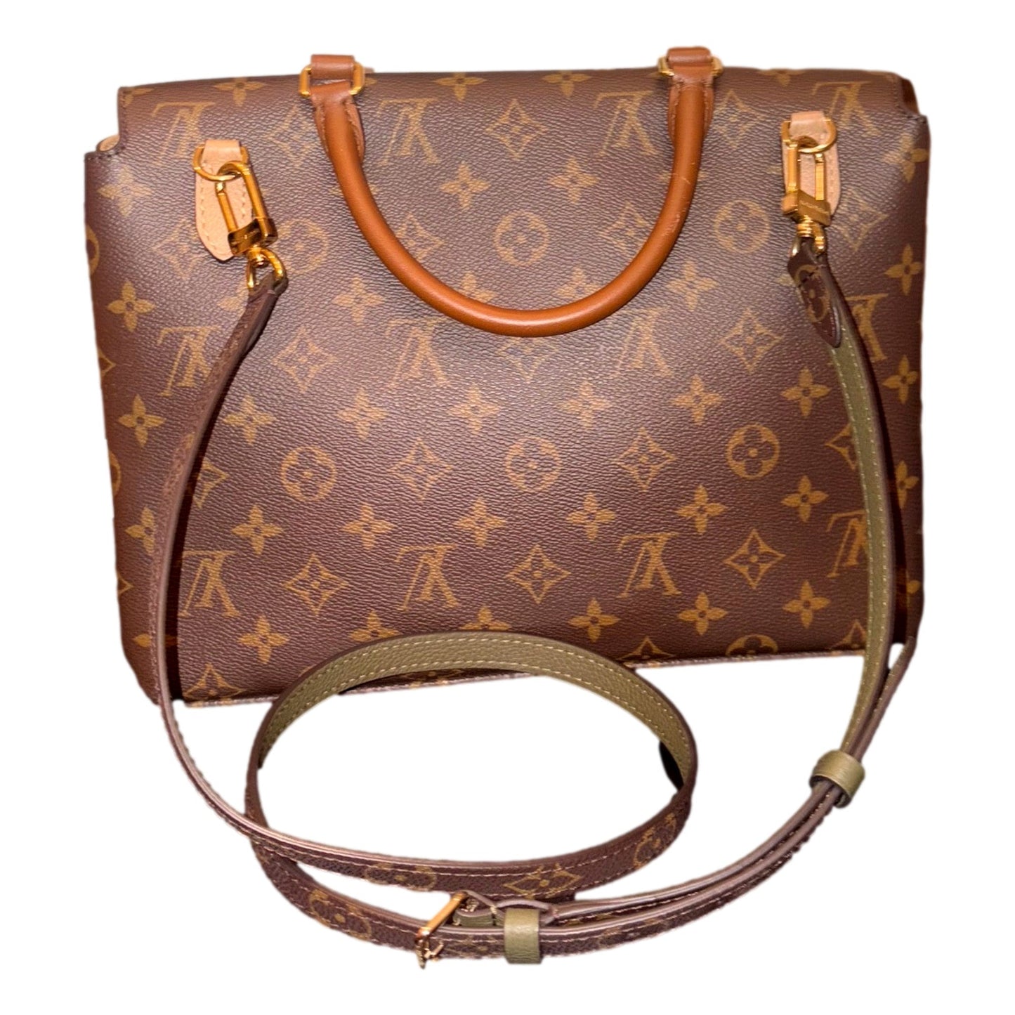 Louis Vuitton Marignan Handbag Monogram Canvas with Leather