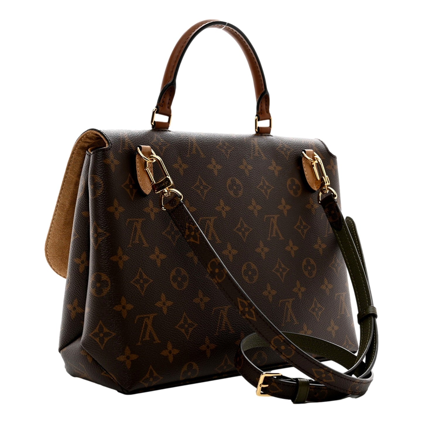Louis Vuitton Marignan Handbag Monogram Canvas with Leather