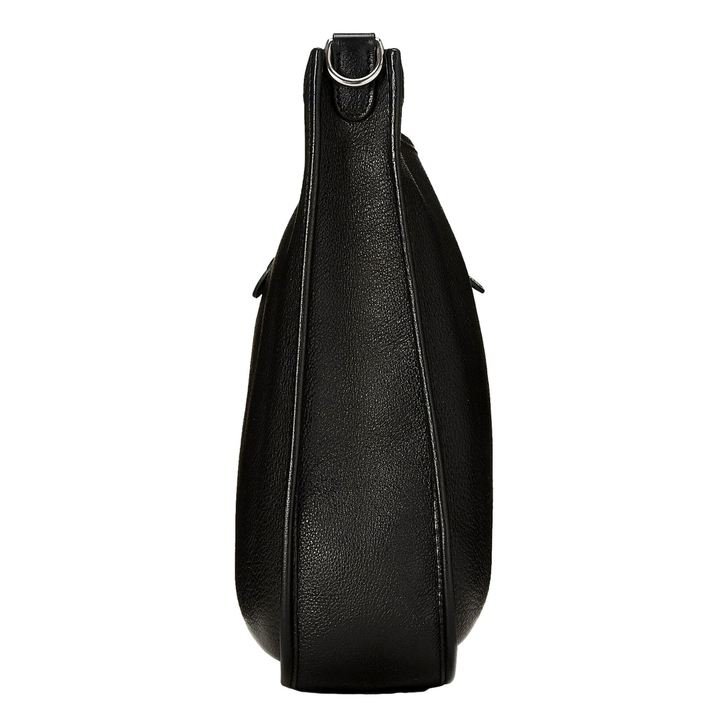 Hermes Evelyne PM Shoulder Bag Taurillon Clemence Calfskin SHW Noir Black