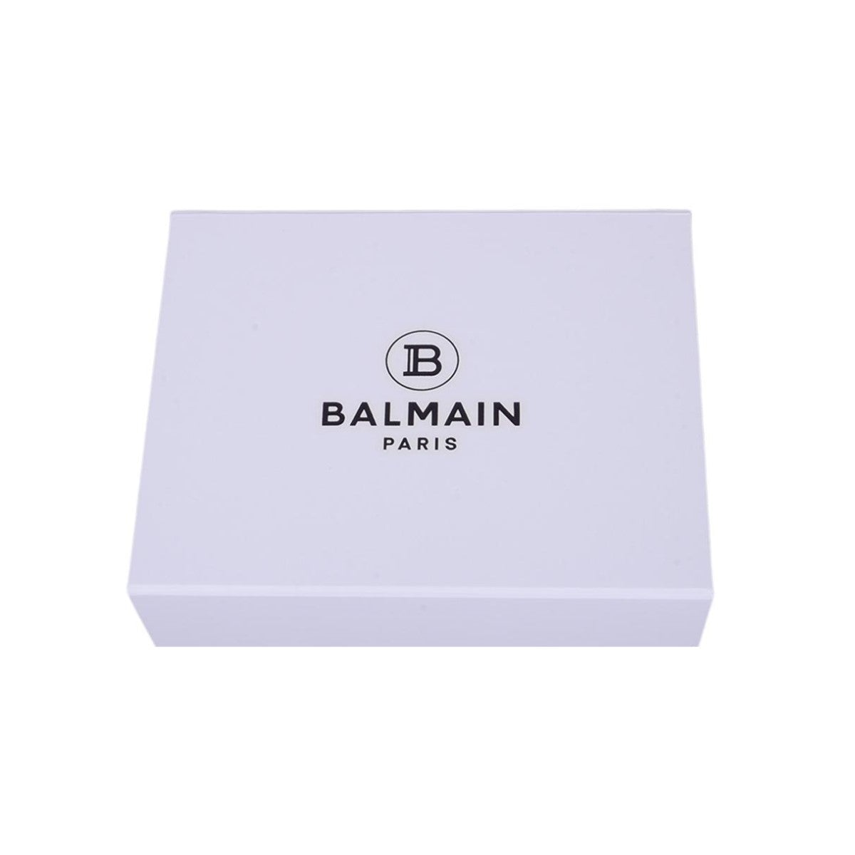 Balmain B-Keyring Silver-tone Metal Keychain TN4J001M