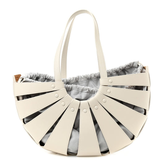 Bottega Veneta The Shell Bag 'Frost White" French Calfskin