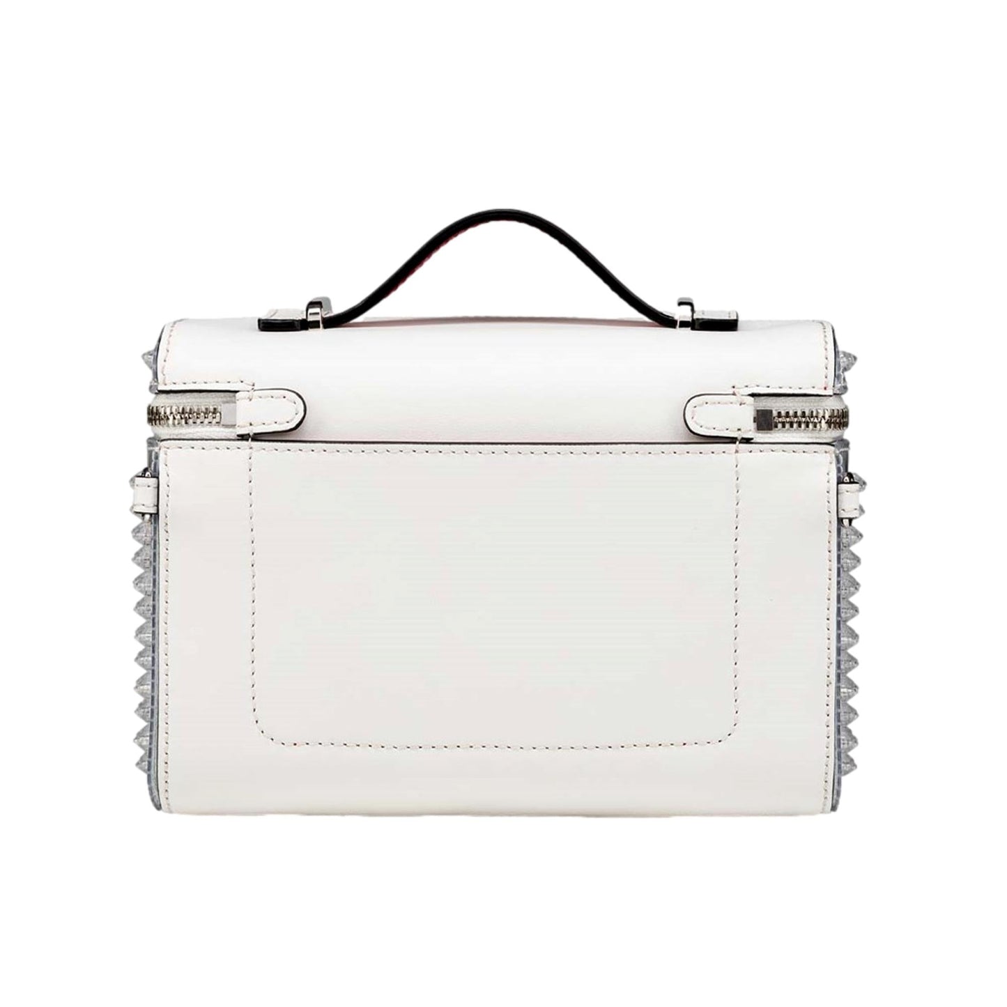 Christian Louboutin Kypipouch Spike Ivory Leather Crossbody