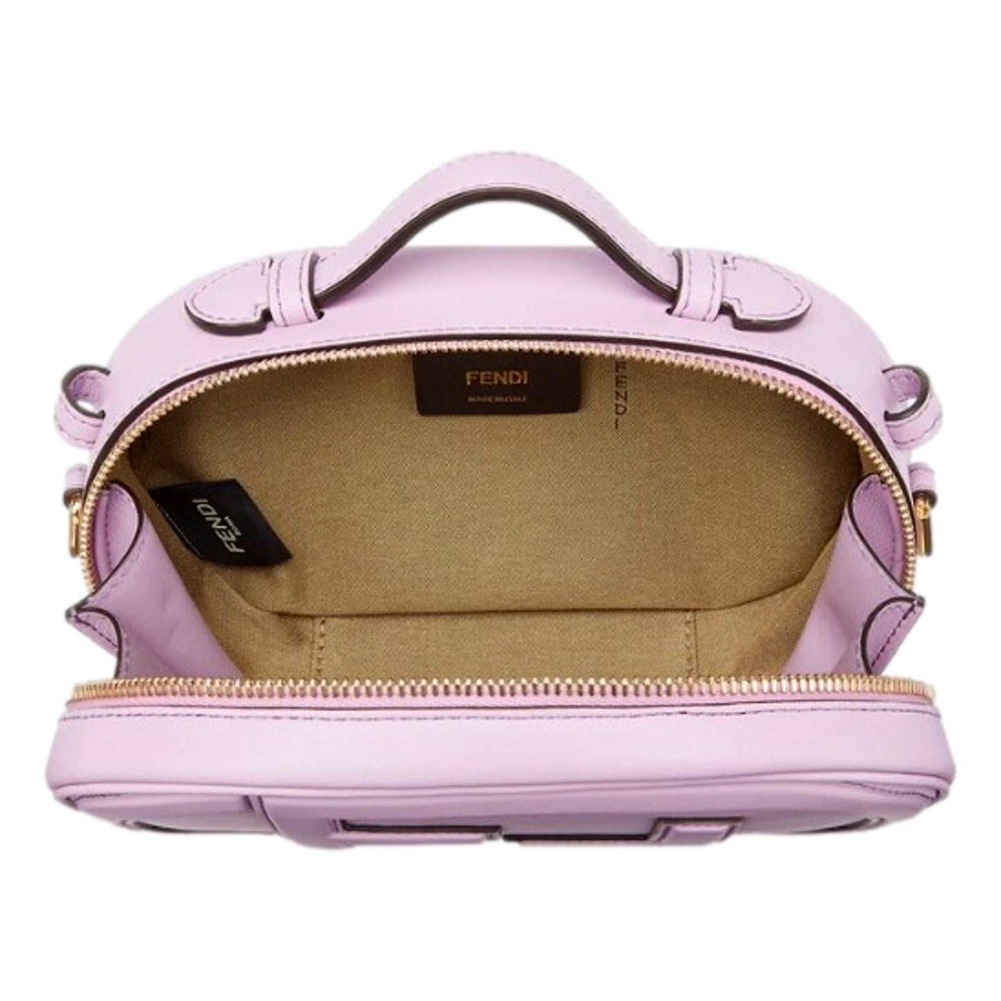 Fendi O'Lock Lilac Leather Mini Crossbody Bag