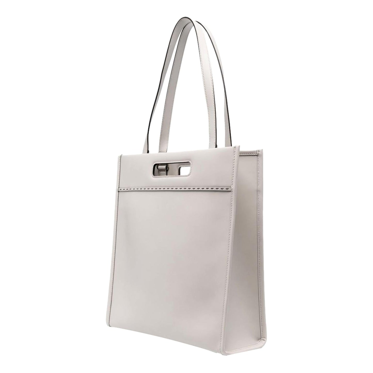 Fendi Roma Ghiaia Calf Leather Tote Bag