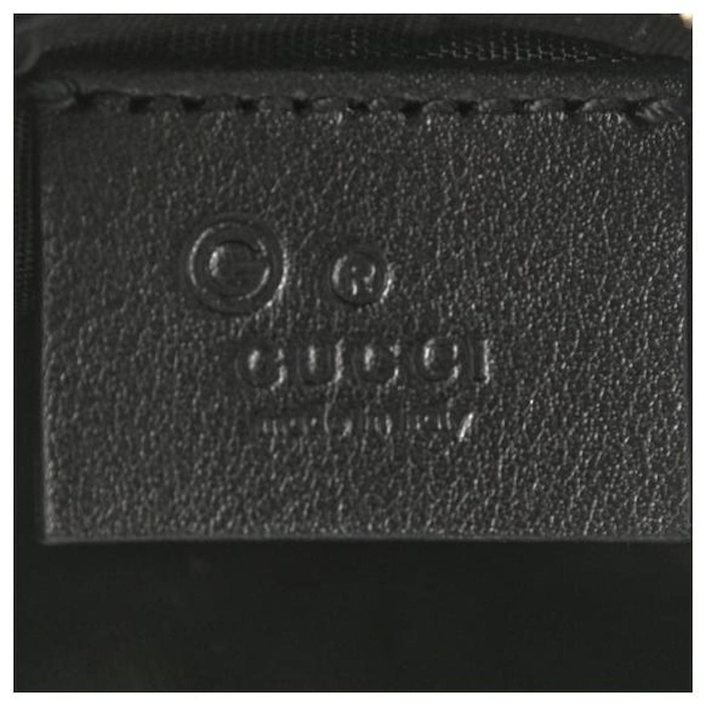 Gucci Micro GG Black Leather Key Case