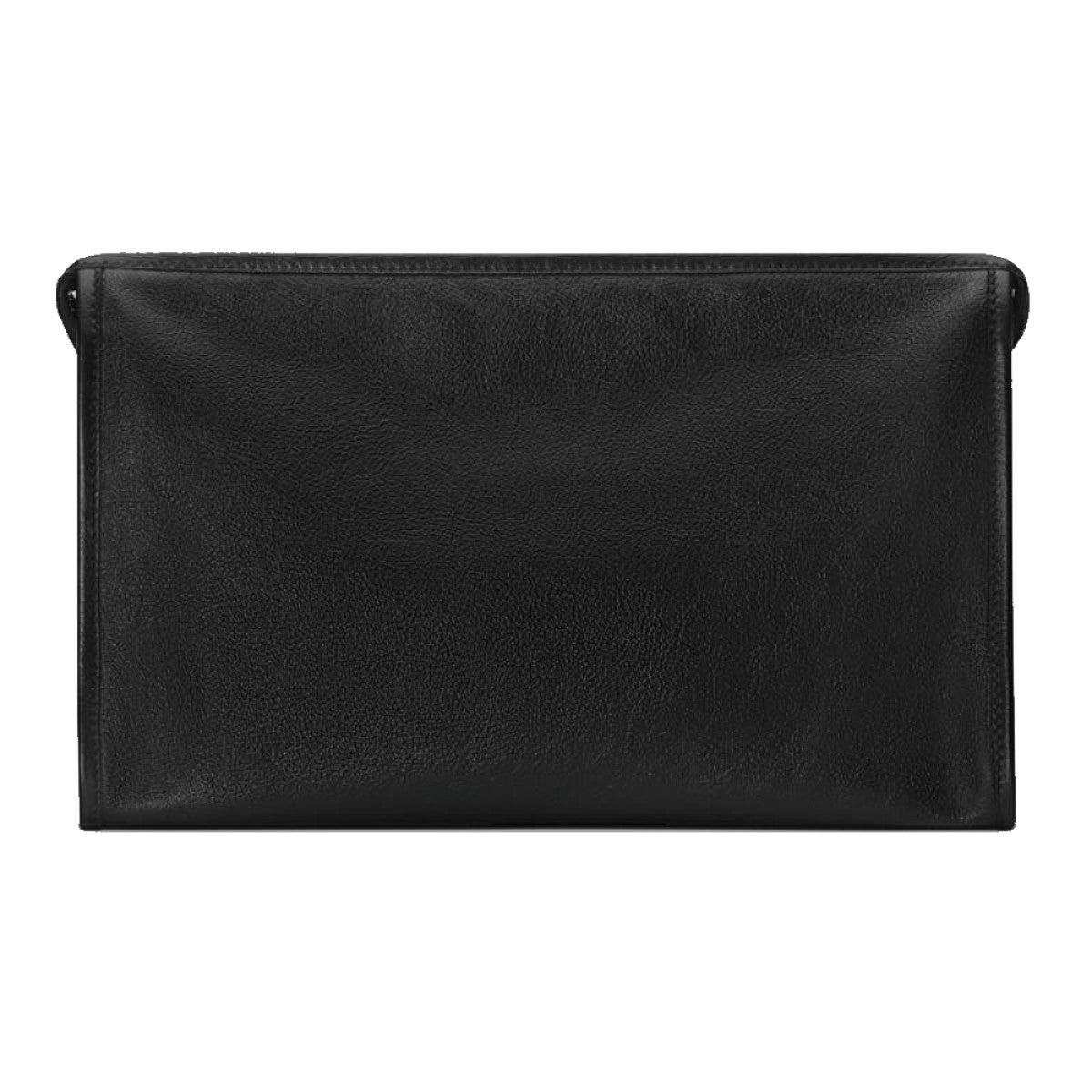 Gucci Morpheus Black Fluffy Calf Leather Cosmetic Pouch Bag 575991