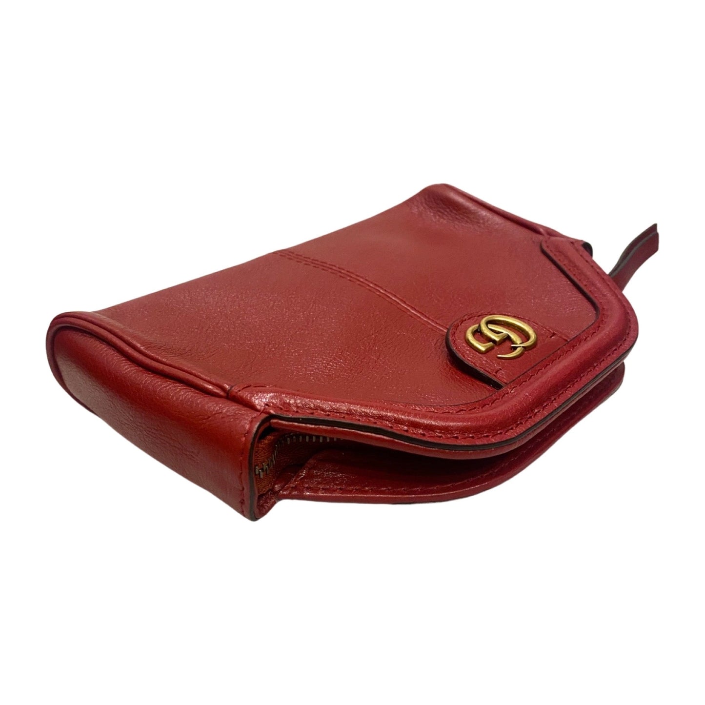 Gucci Rebelle Red Calf Leather Clutch Bag 517735