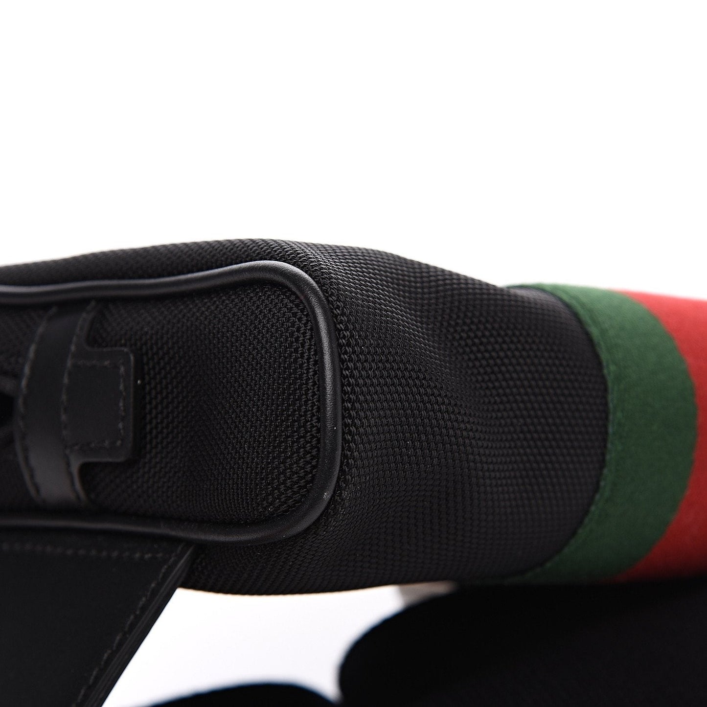 Gucci Techno Canvas Belt Bag Green Red Web 630919