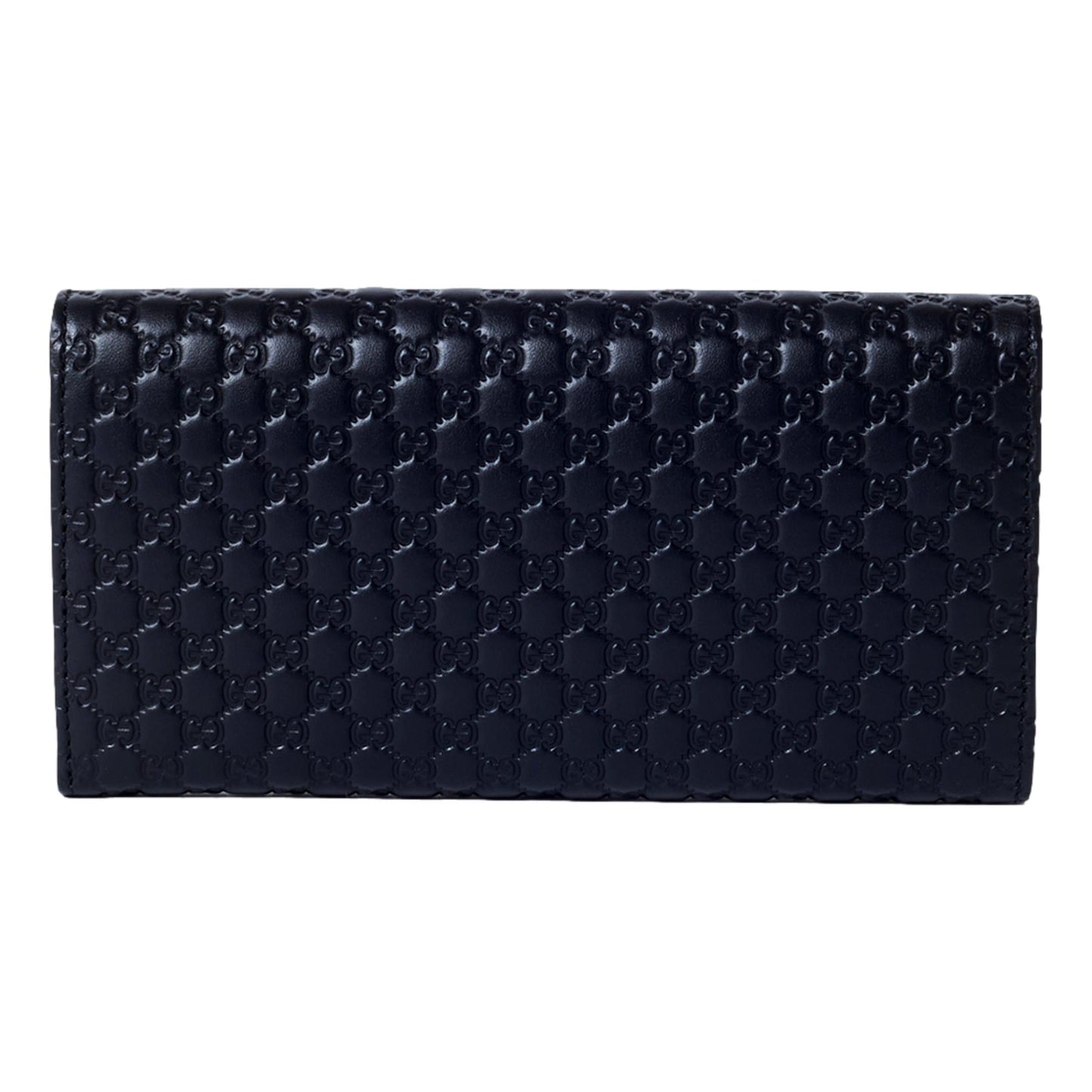 Gucci Women's Black Microguccissima Continental Flap Wallet