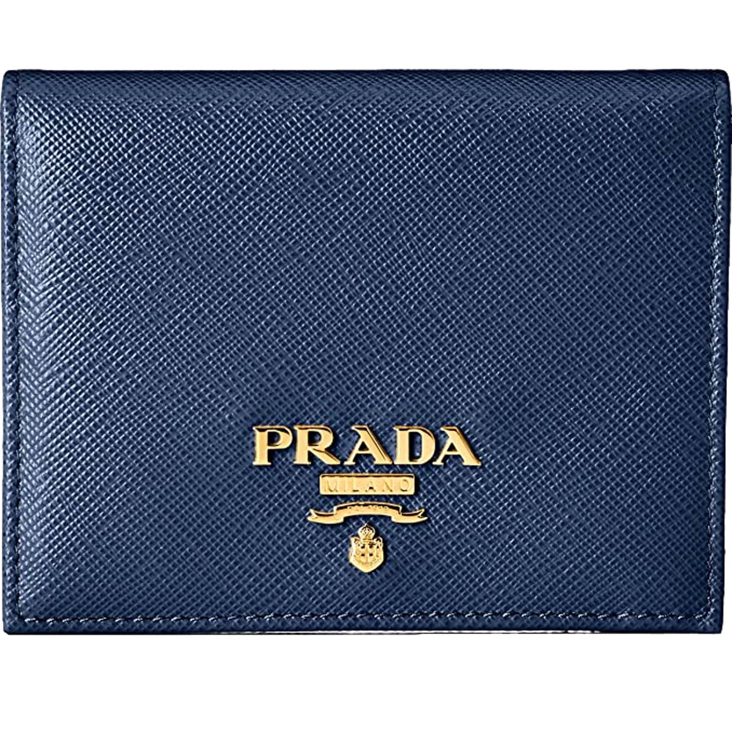 Prada Saffiano Baltico Leather Flap Wallet 1MV204