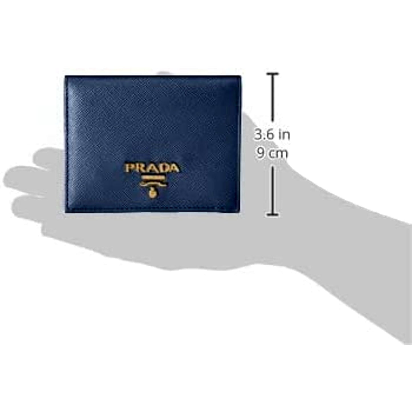 Prada Saffiano Baltico Leather Flap Wallet 1MV204