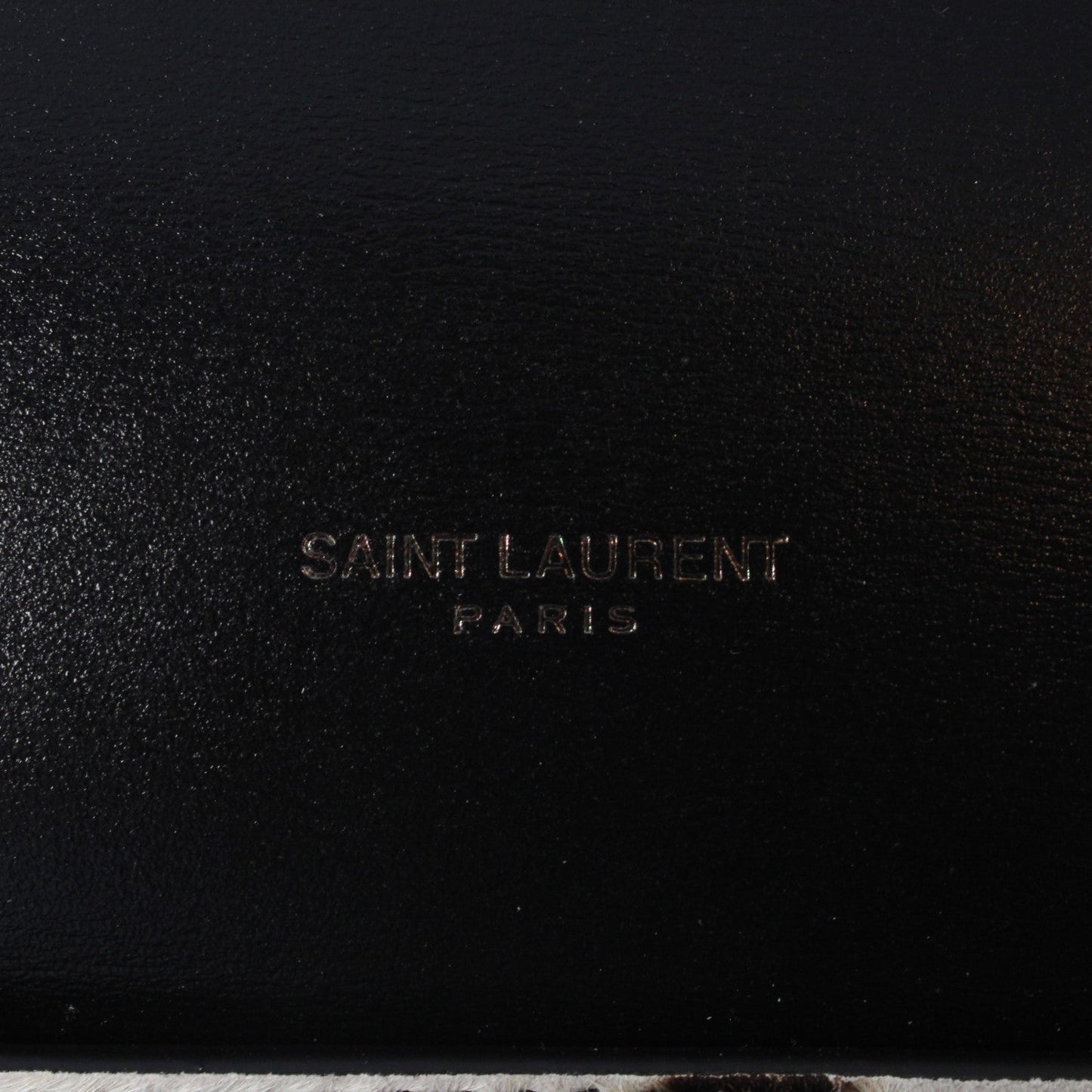 Saint Laurent 12 Hour Calfskin Leather Pony Hair Duffle Bag 533480