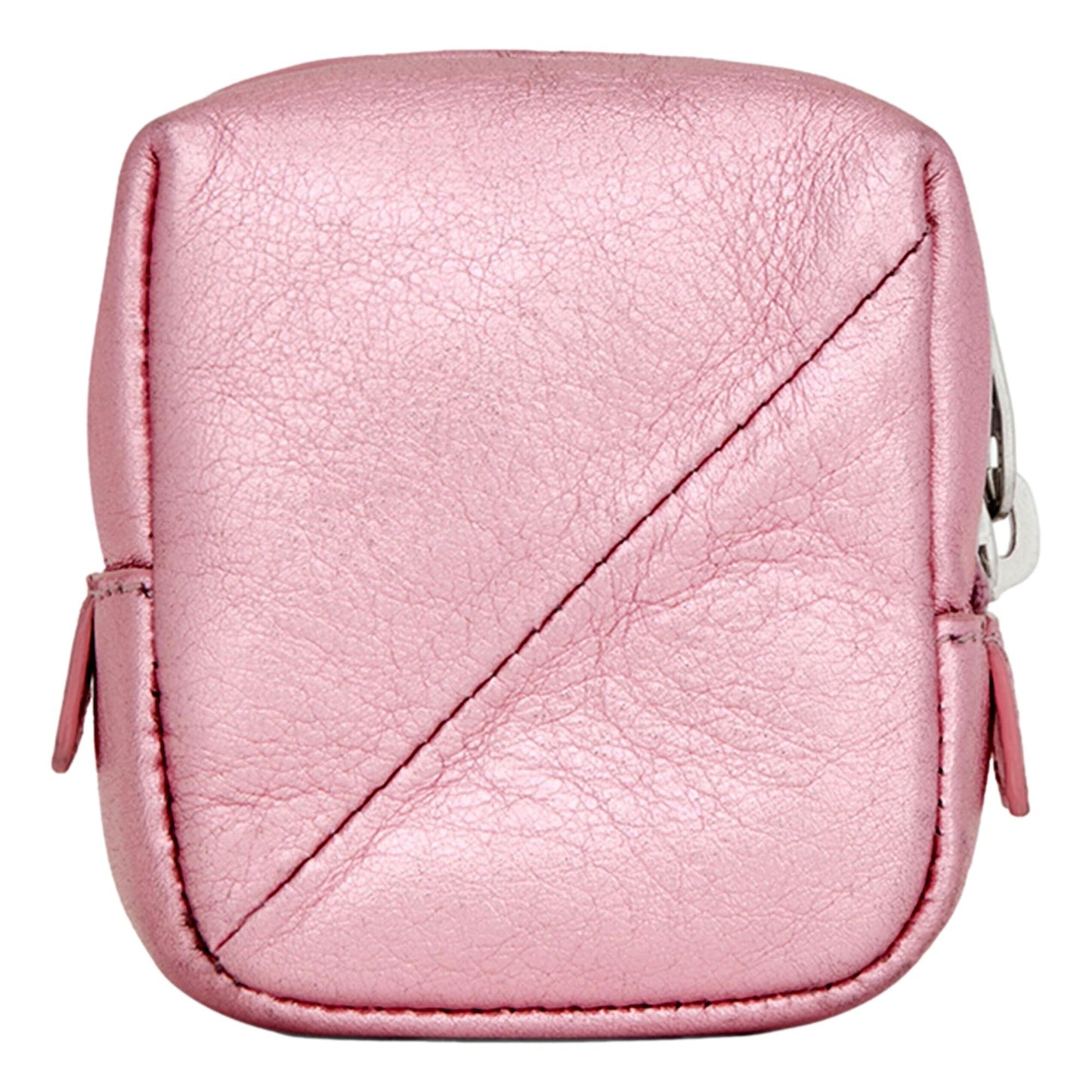 Saint Laurent Jamie YSL Keyring Cube Pink Leather 669964