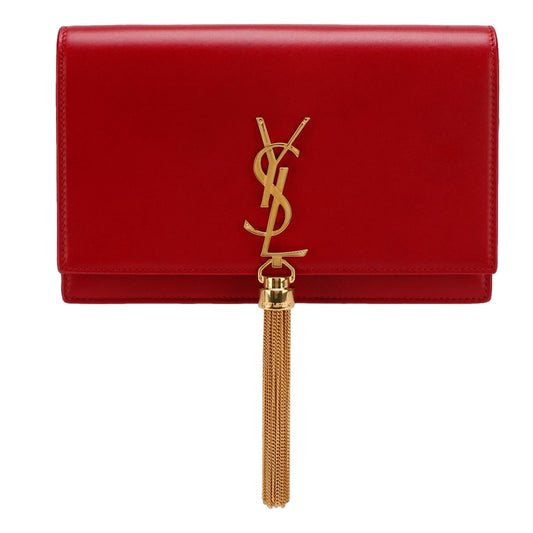 Saint Laurent Kate Tassel Bag Liptick Red 452159