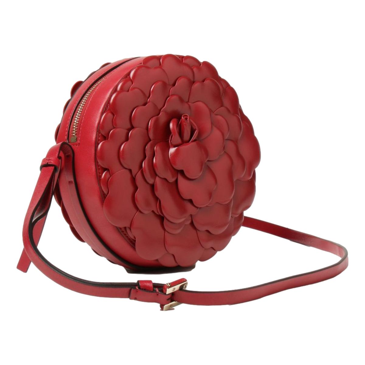 Valentino Garavani Atelier Bag 03 Red Oro Rose Edition Leather Bag