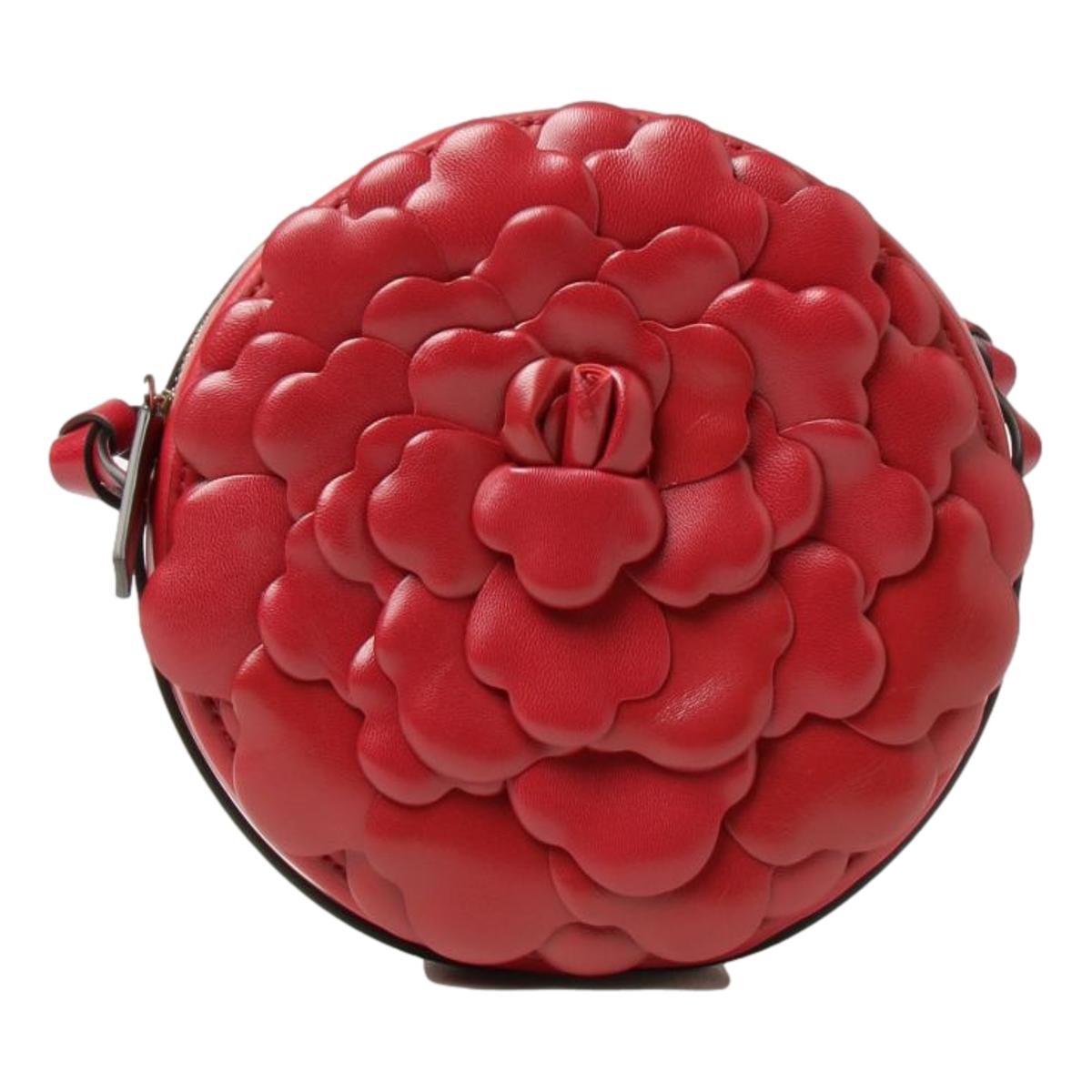 Valentino Garavani Atelier Bag 03 Red Oro Rose Edition Leather Bag