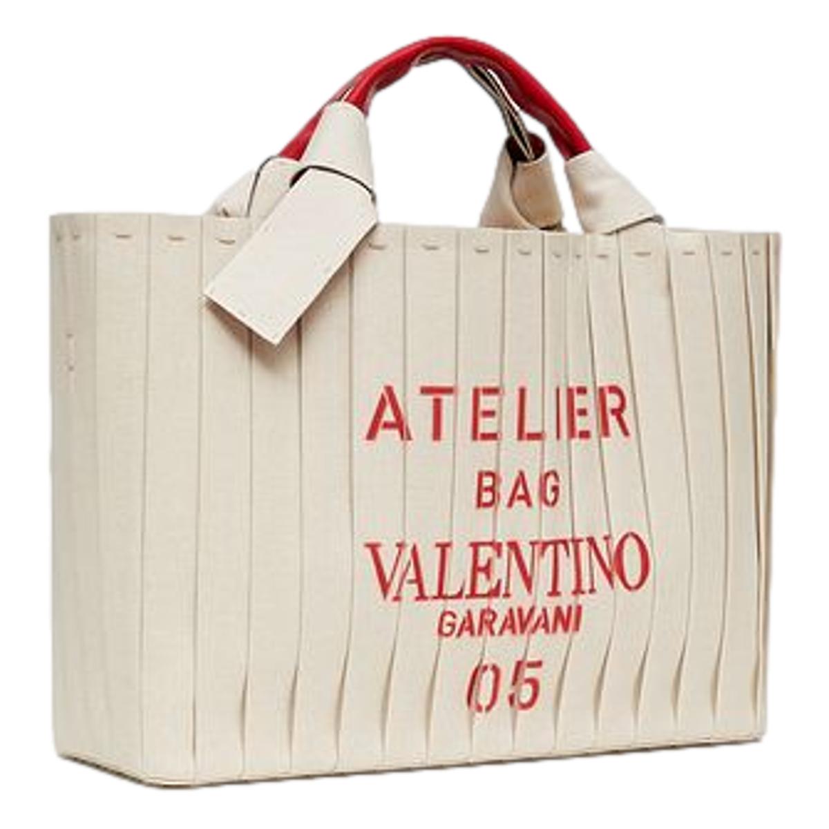 VALENTINO GARAVANI Large 05 Plisse Edition Sac Atelier Tote Bag